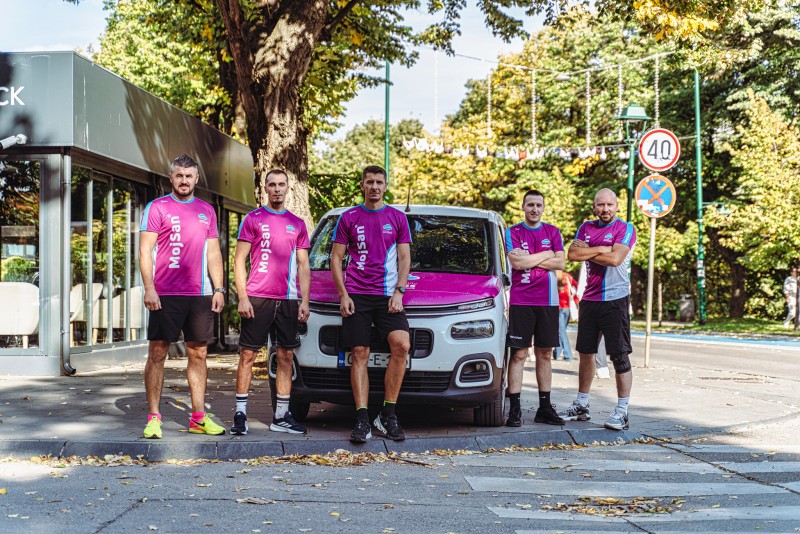 MojSan Team na AUDI B2B RUN: Prvi kilometri za jači tim i bolji san